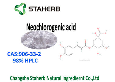 Κίνα Άσπρο καθαρό Neochlorogenic όξινο 98% HPLC CAS 906-33-2 υλικών αναφοράς σκονών τυποποιημένο προμηθευτής