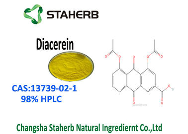 Κίνα Καθαρή φυσική Aloe 98% Diacerein ανοικτό κίτρινο σκόνη CAS 13739 02 1 της Βέρα Extract προμηθευτής